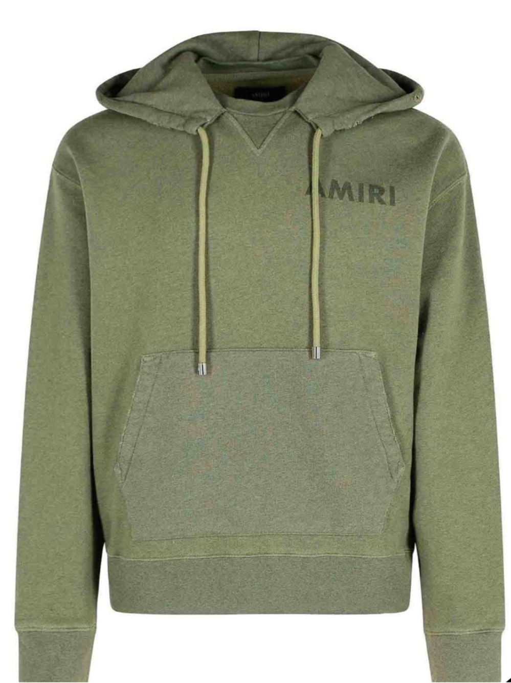 Amiri Stencil Logo Green Hoodie Sweatshirt Men’s L